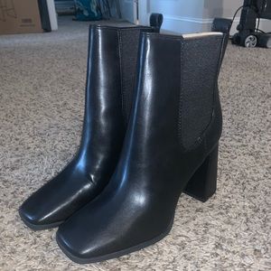 Sam Edelman Circus + Ivy black leather booties